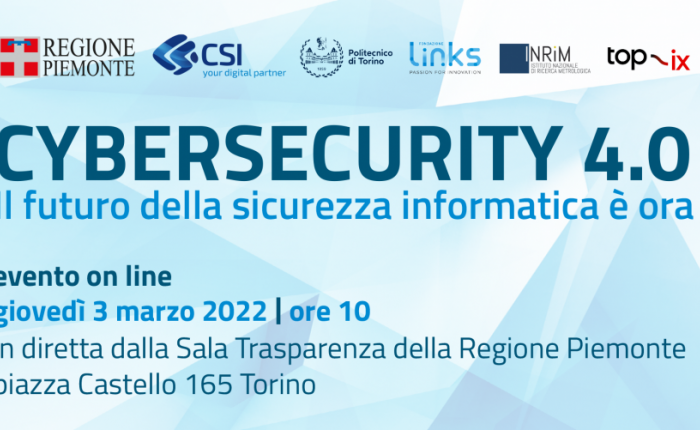 CYBERSECURITY 4.0 - IL FUTURO DELLA SICUREZZA INFORMATICA È ORA