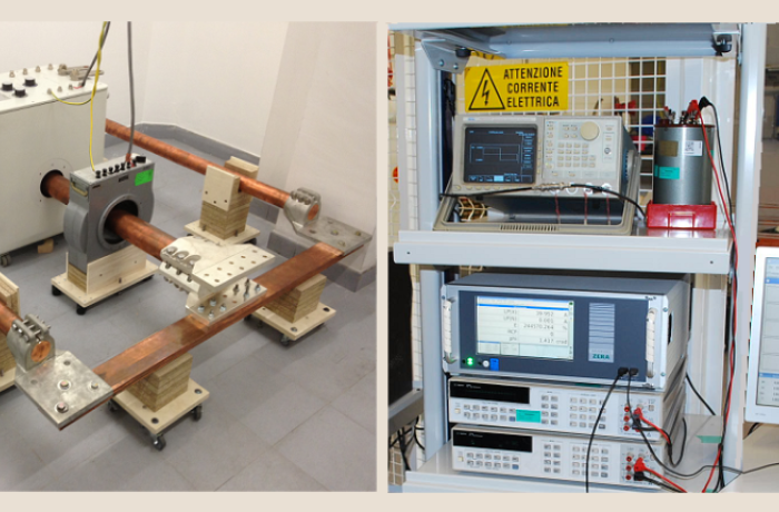 Laboratorio taratura trasduttori di forti corrente